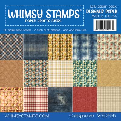 Whimsy Stamps Paper Pad - Cottagecore